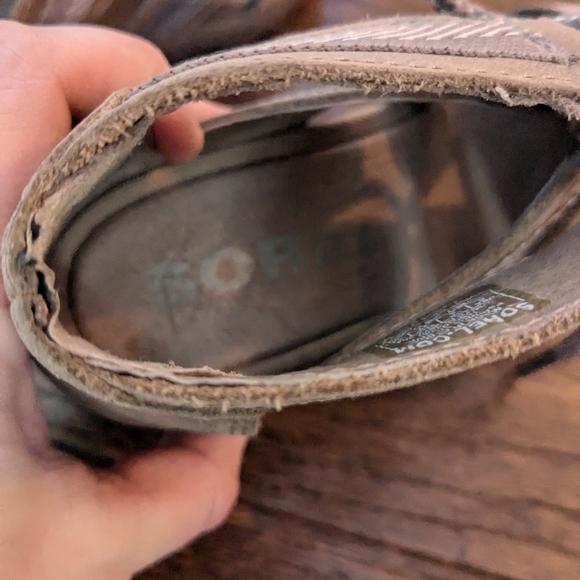 Sorel Joanie II Lace Up Wedge Heel Sandals Size 6 - Picture 8 of 8